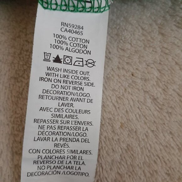 Children's Place Girl's M (7/8) Long Sleeve Green Santa's Nice List Shirt - Picture 5 of 6